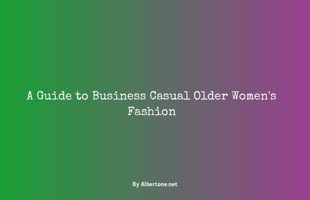 business casual older women