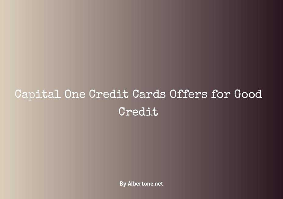 capital one credit cards offers