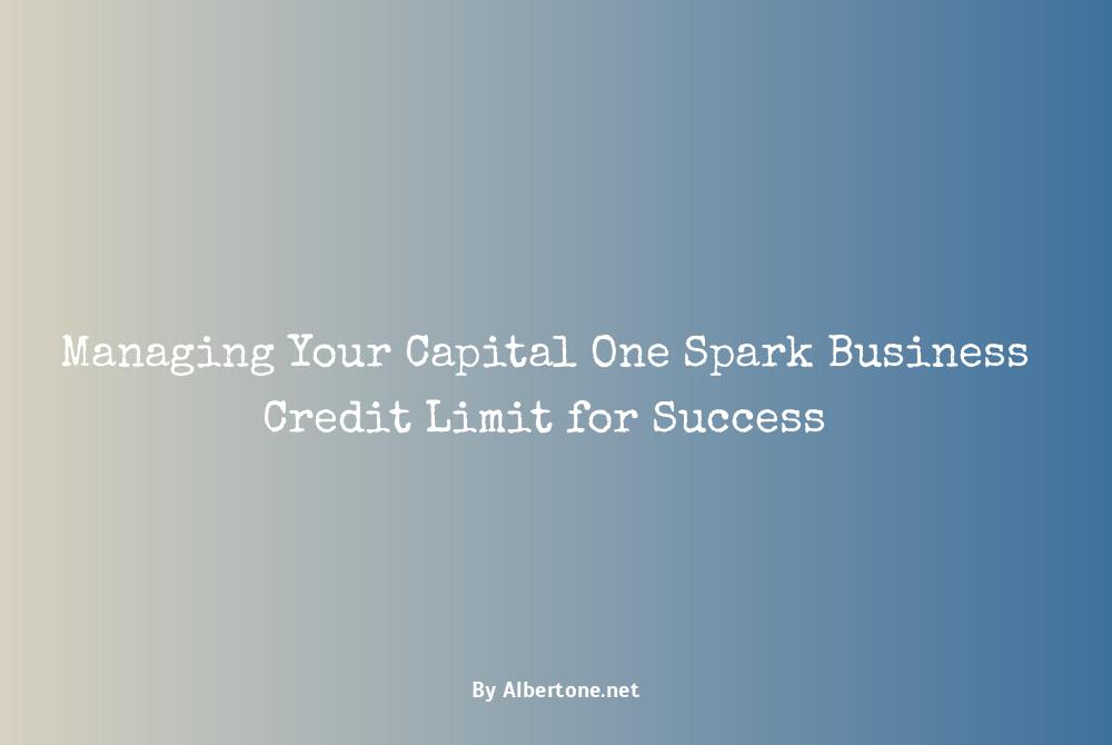 capital one spark business credit limit