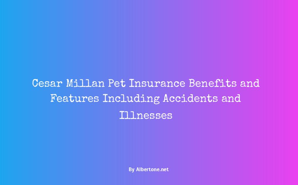 cesar millan pet insurance