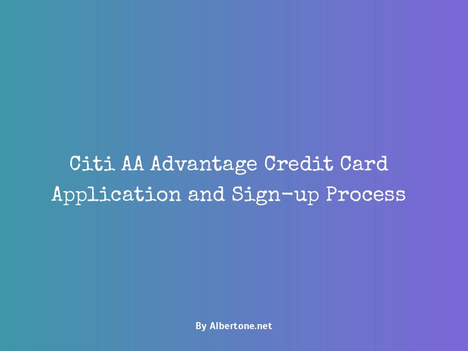 citi aa advantage credit card