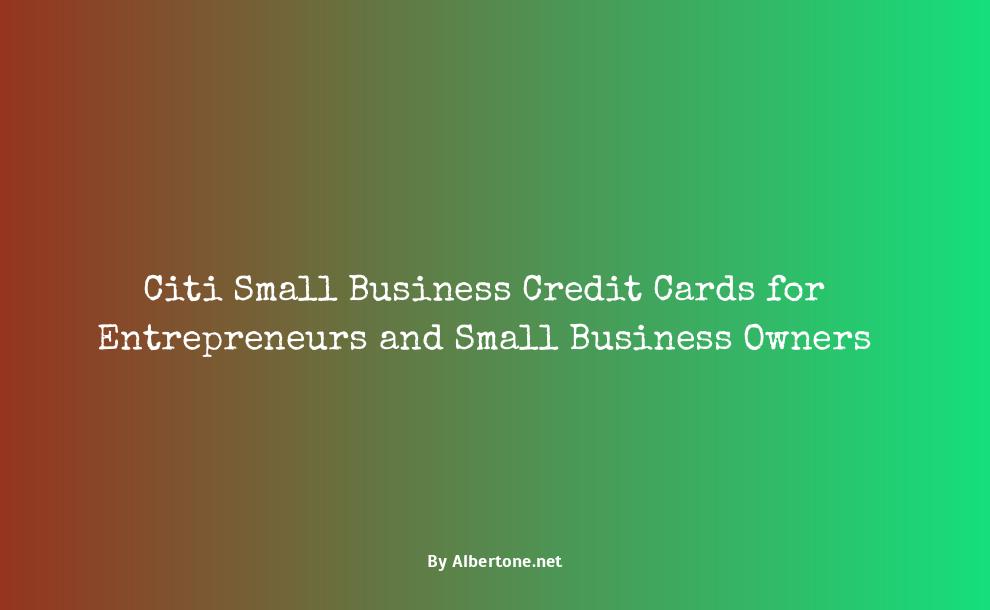 citi small business credit card