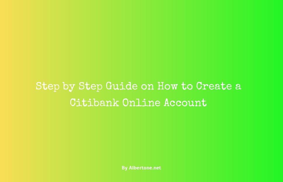 citibank create account online