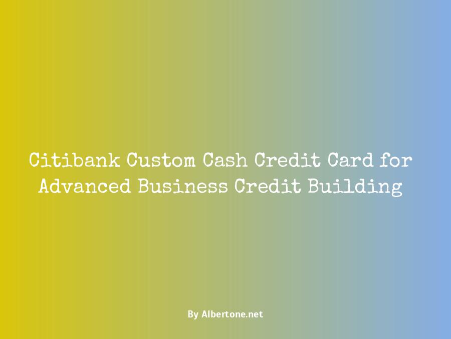 citibank custom cash credit card