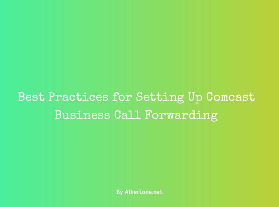 comcast business call forwarding