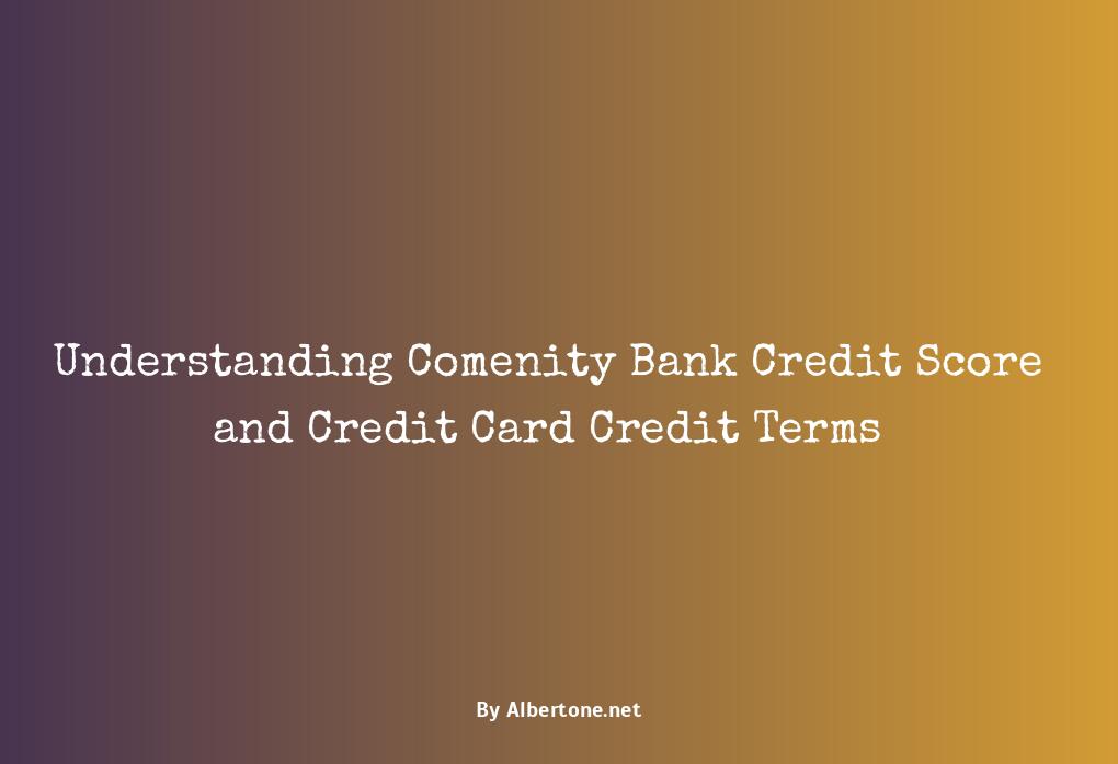 comenity bank credit score