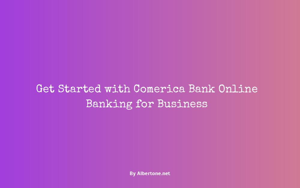 comerica bank on line