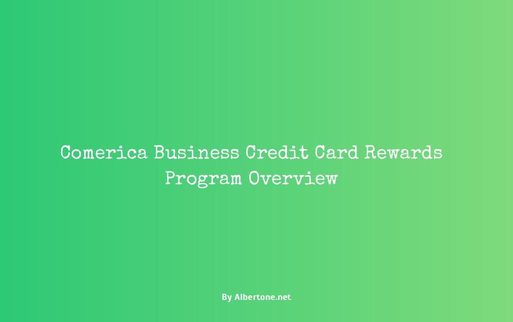 comerica business credit card