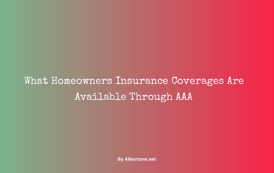 does aaa have homeowners insurance