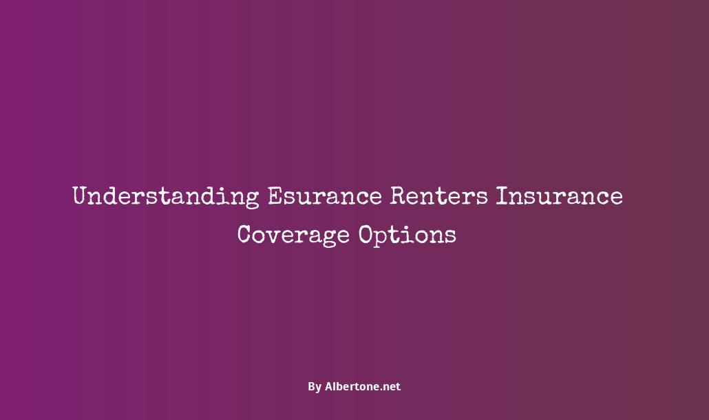 does esurance have renters insurance