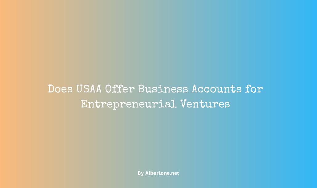 does usaa offer business accounts