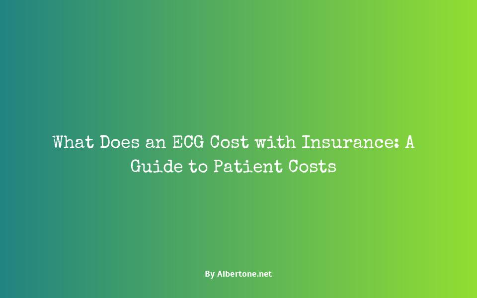 ekg cost with insurance