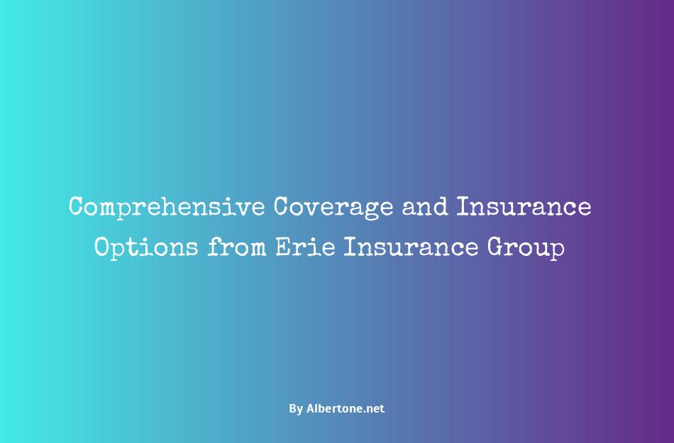 erie insurance comprehensive coverage