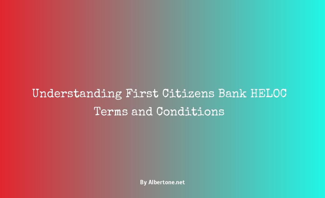 first citizens bank heloc