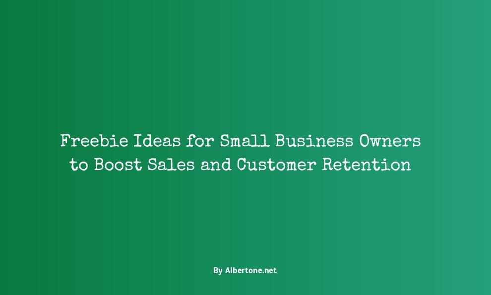 freebie ideas for small business