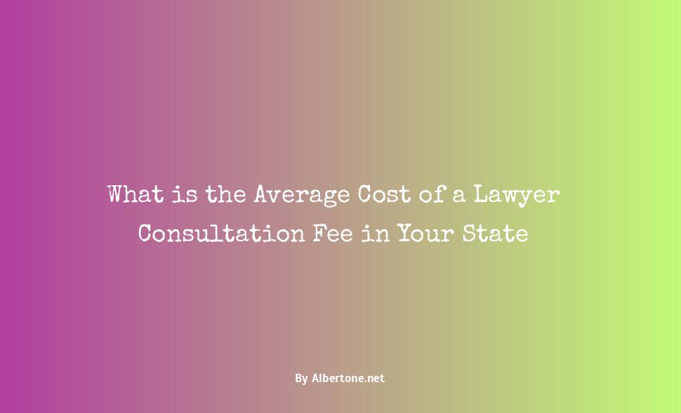 how much are lawyer consultation fees