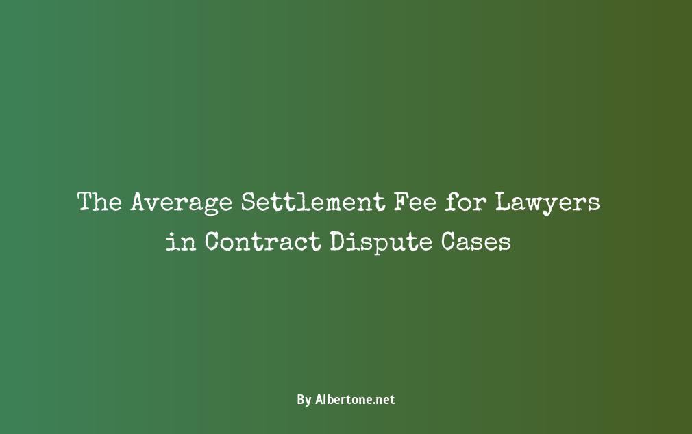 how much does a lawyer get from a settlement