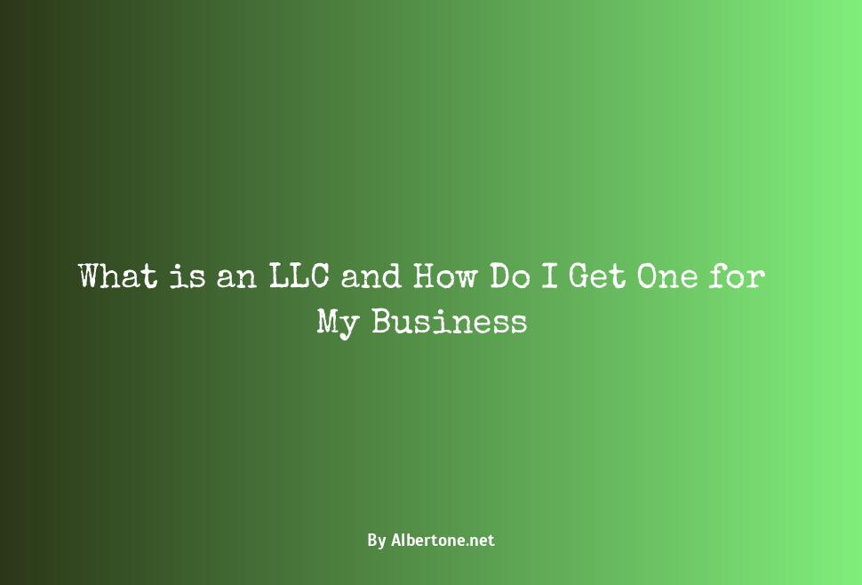 how to get an llc for your business