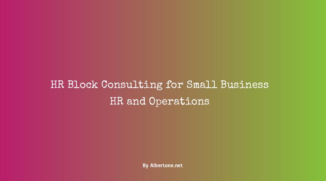 hr block small business