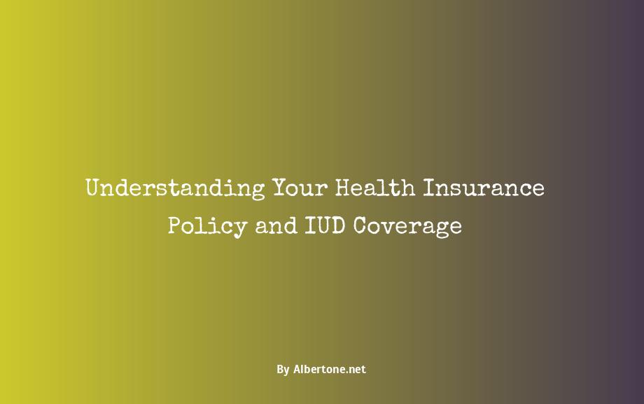 is iud covered by insurance