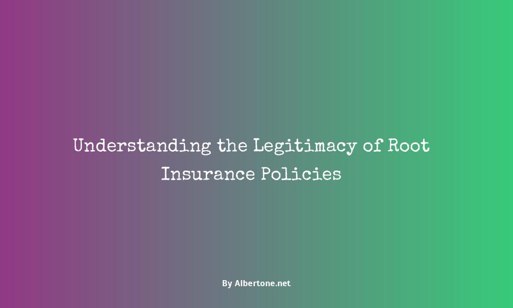 is root insurance legit