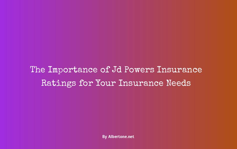 jd powers insurance ratings