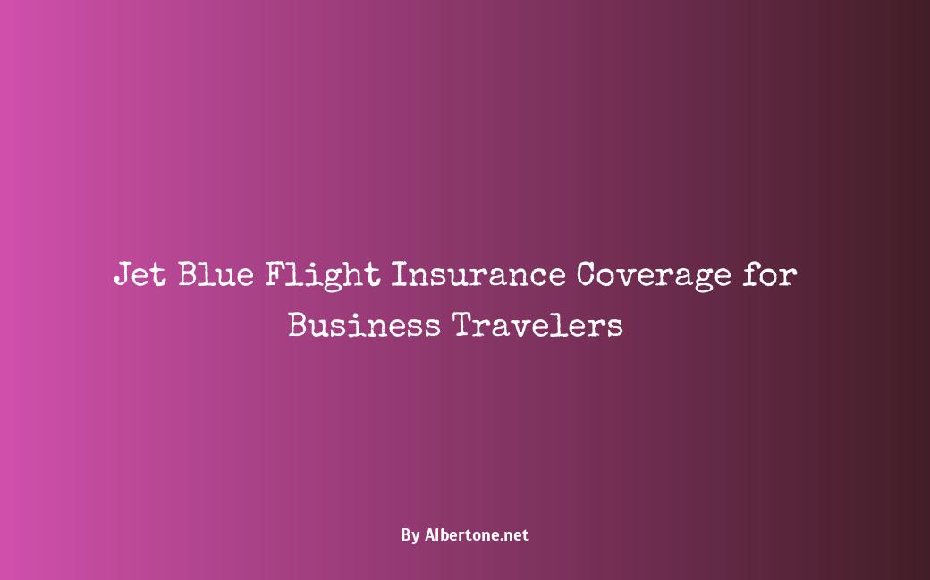 jet blue flight insurance