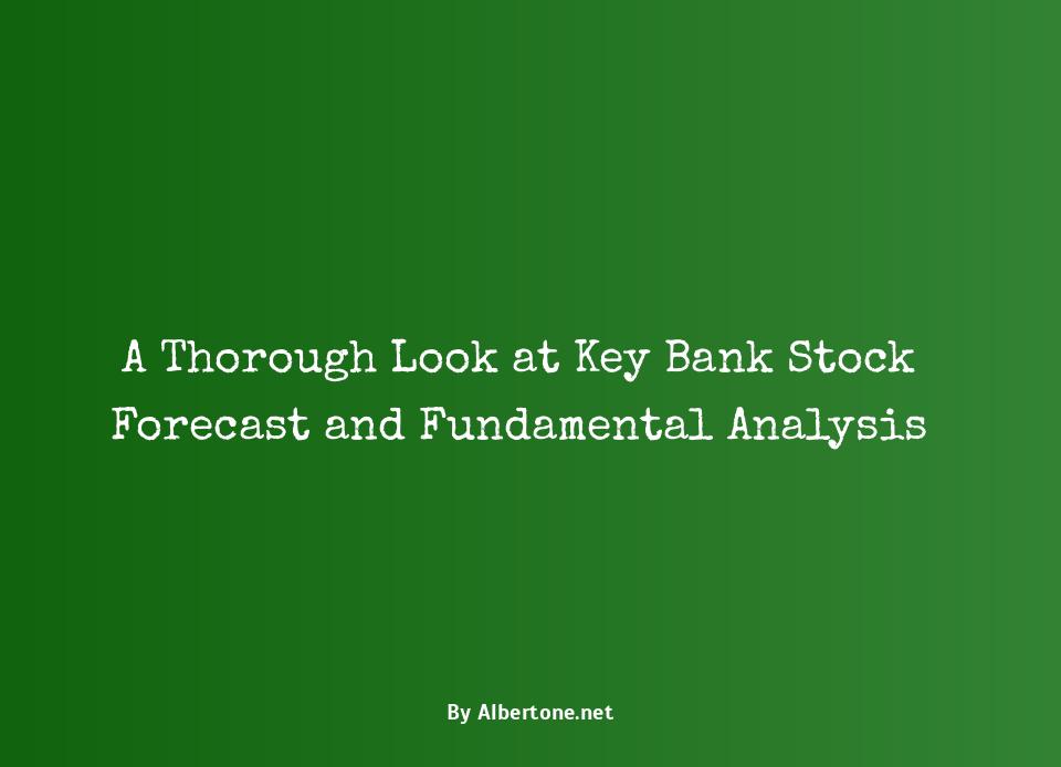 key bank stock forecast