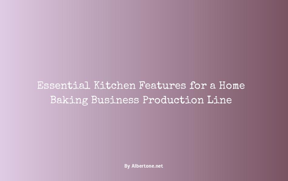 kitchen requirements for home baking business