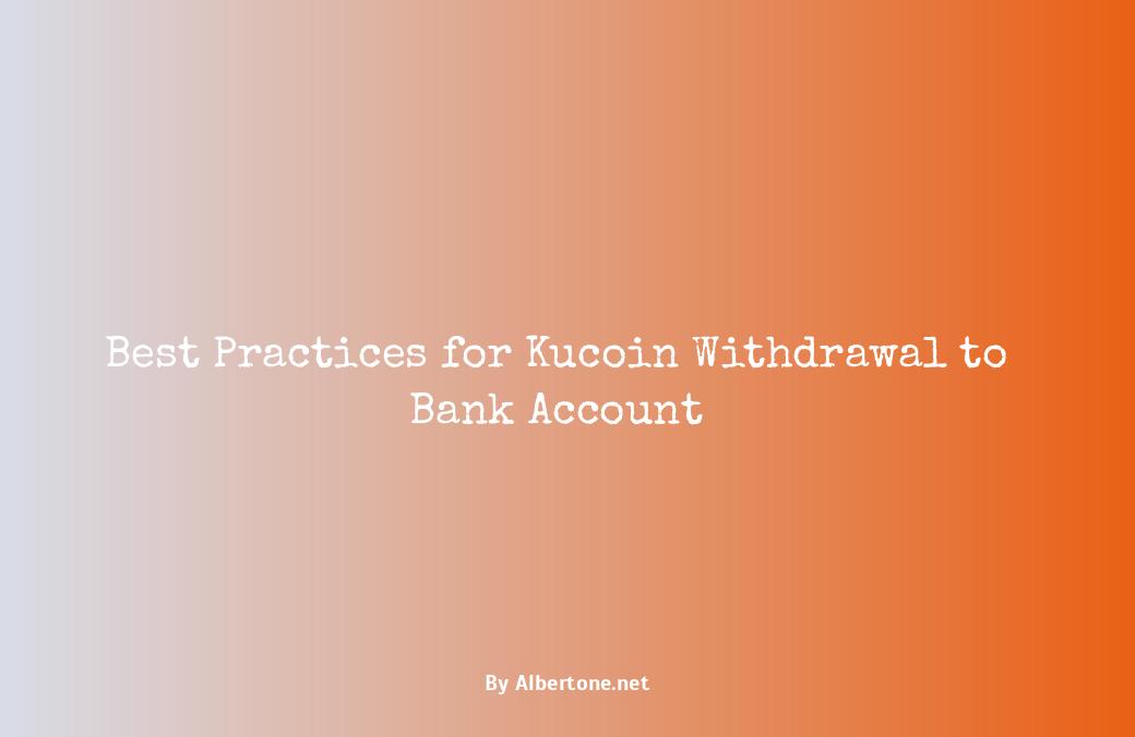 kucoin withdrawal to bank account