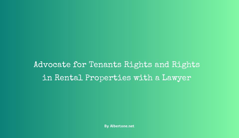 lawyer for tenants rights