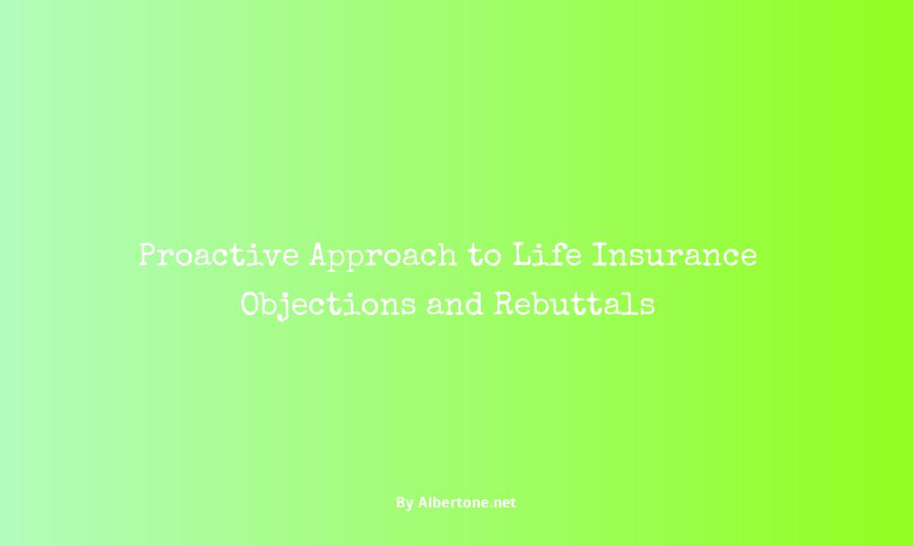 life insurance objections and rebuttals