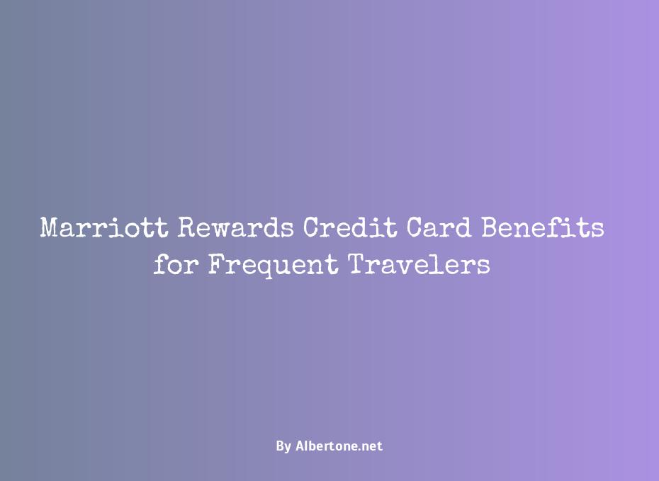 marriot rewards credit card