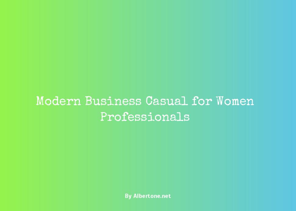 modern business casual women's