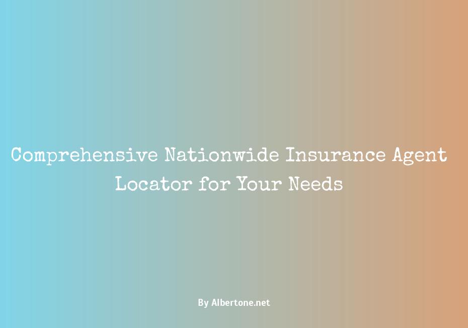 nationwide insurance agent locator