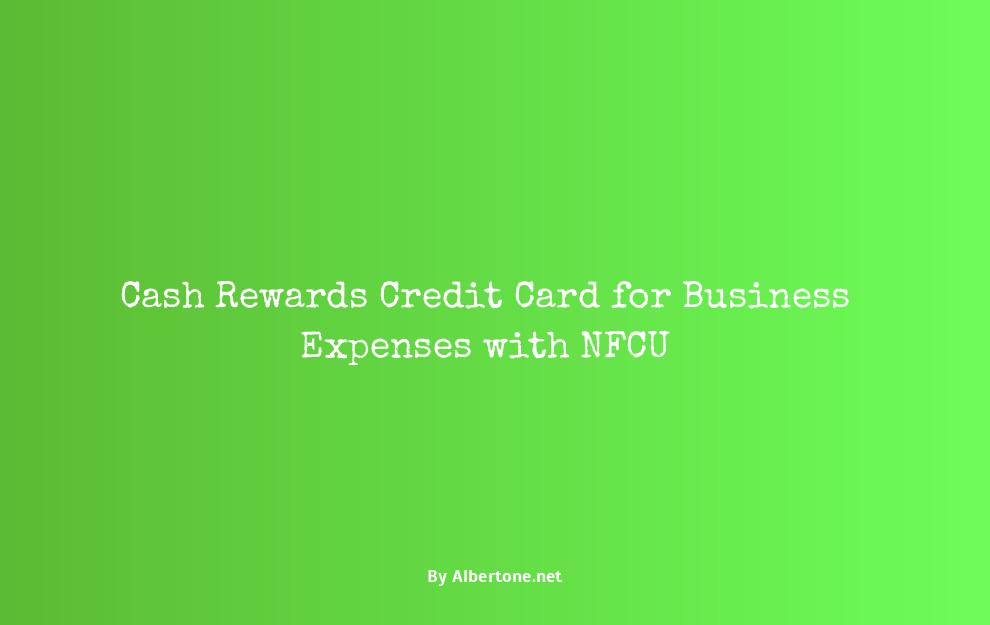 nfcu cash rewards credit card