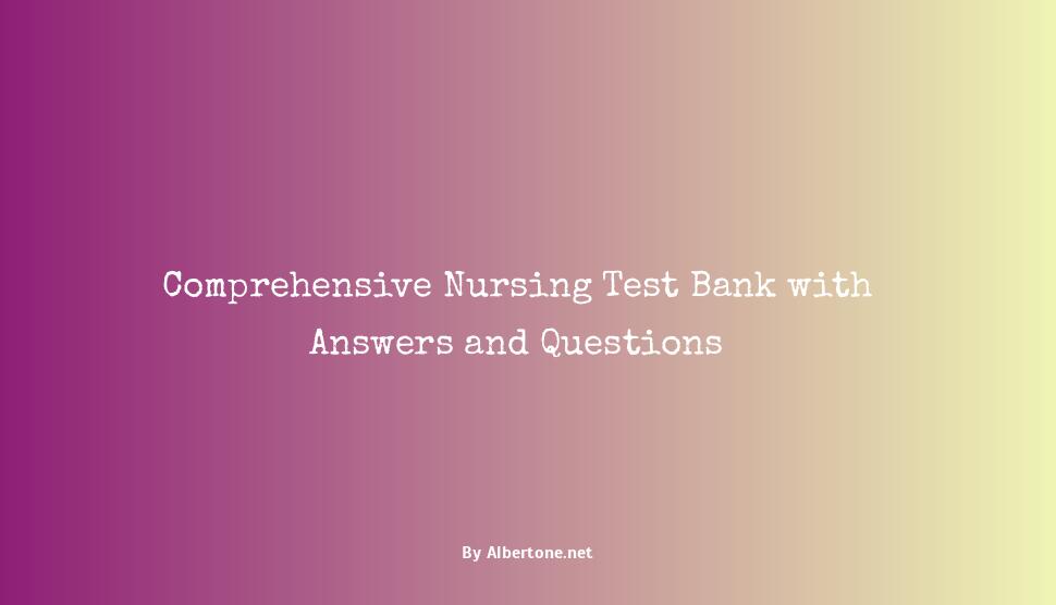 nursing test bank info