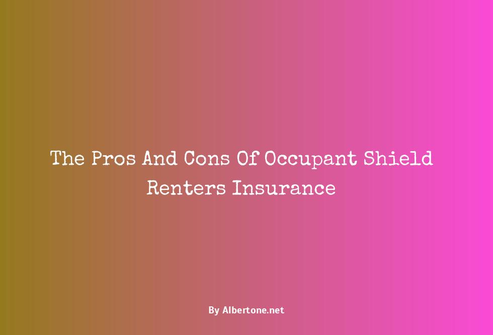 occupant shield renters insurance