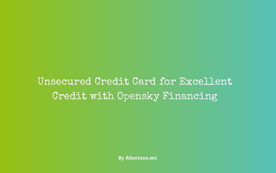 opensky unsecured credit card