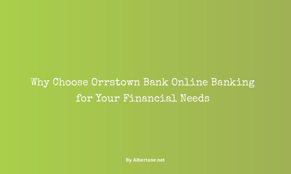 orrstown bank online banking