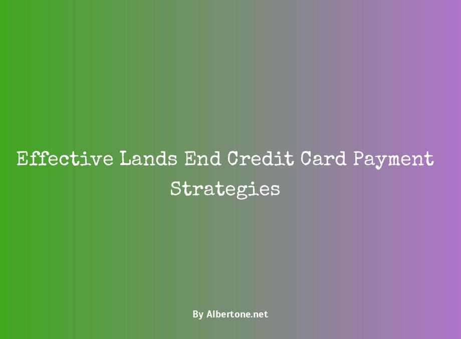 pay lands end credit card