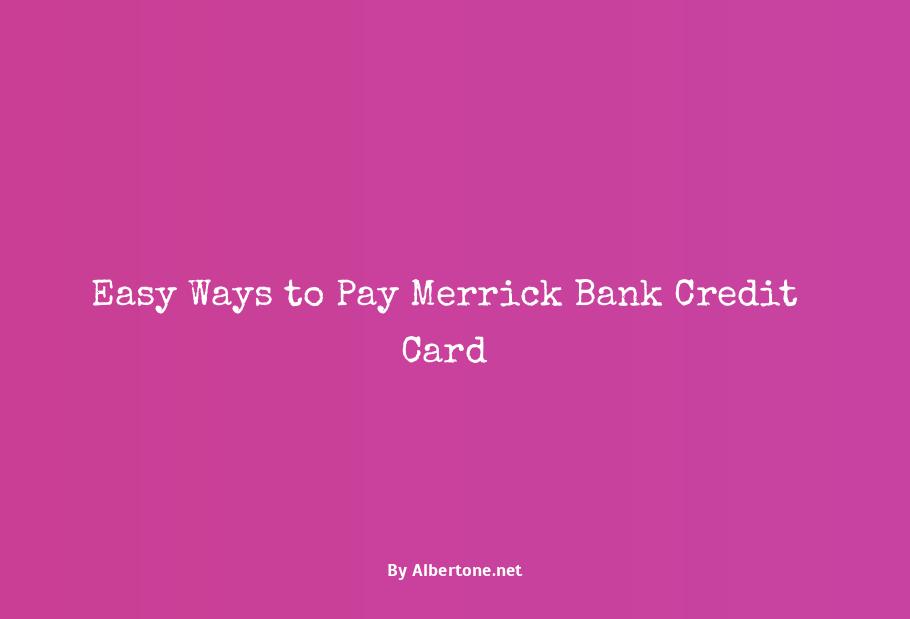 pay merrick bank credit card