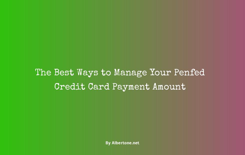 penfed credit card payment