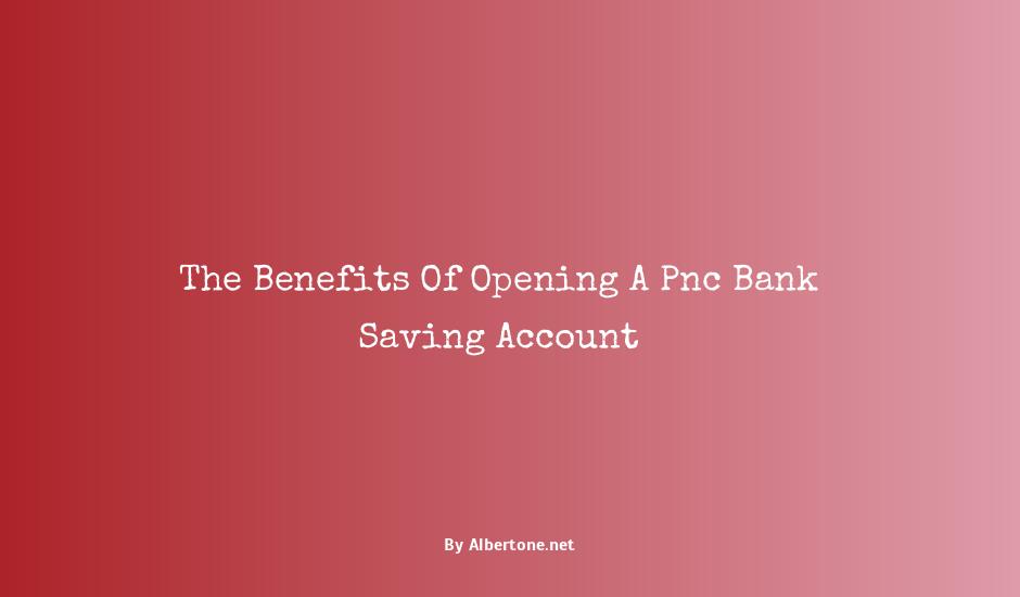 pnc bank saving account