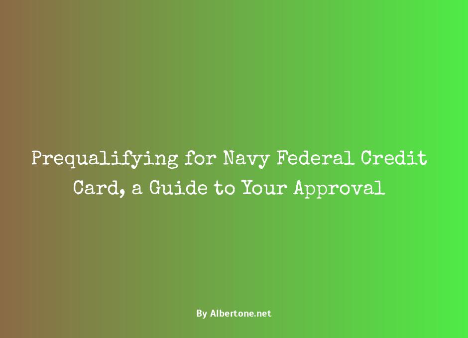 prequalify for navy federal credit card