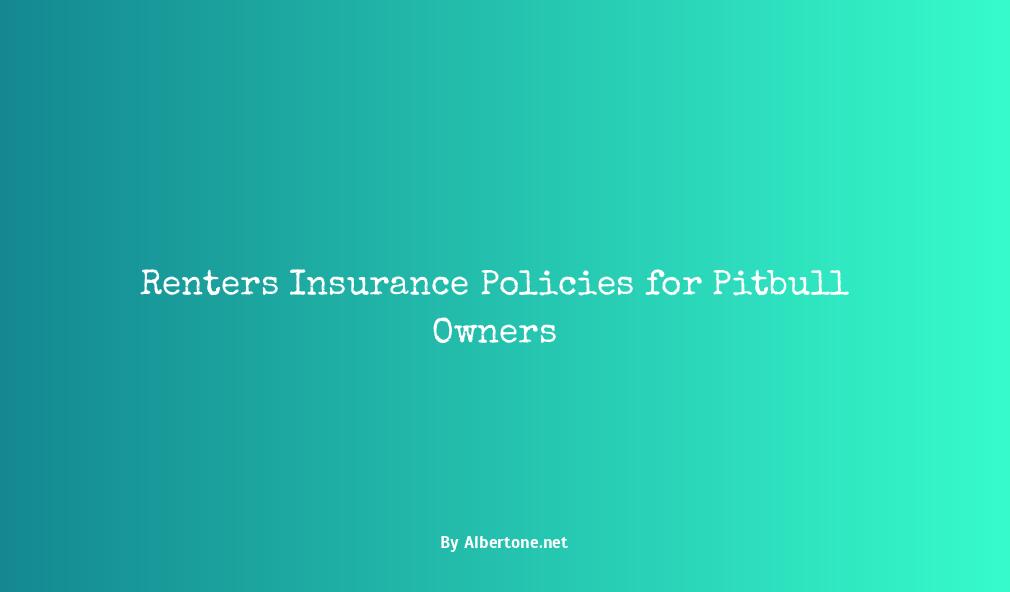 renters insurance for pitbulls