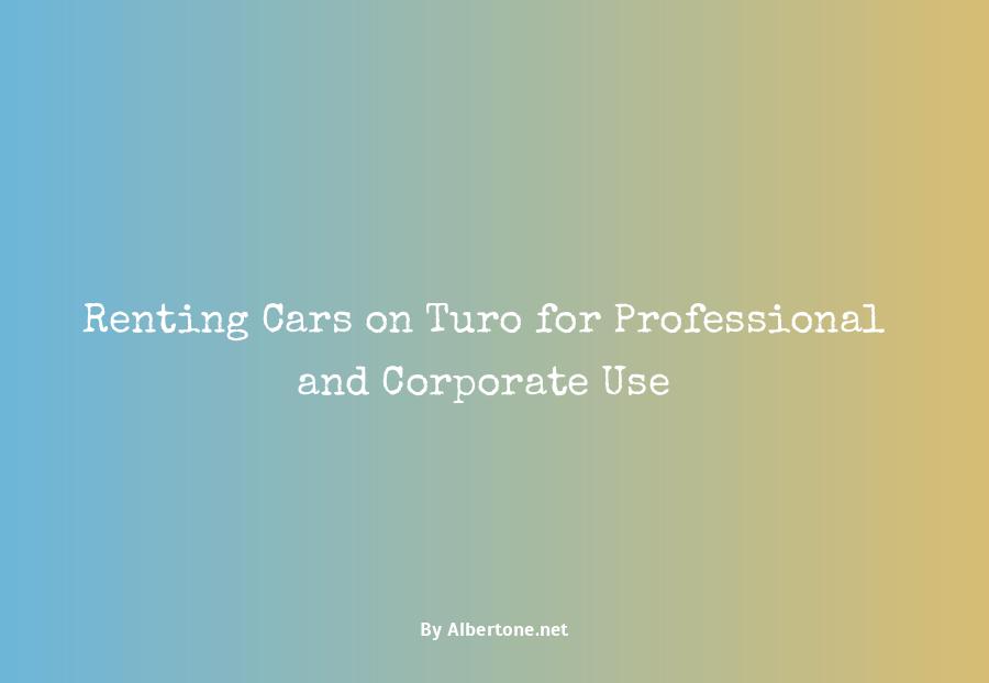 renting cars on turo business