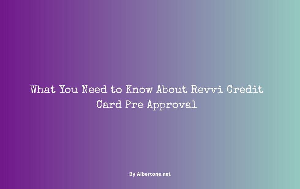 revvi credit card pre approval