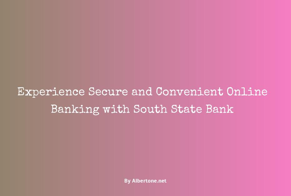 south state bank online banking