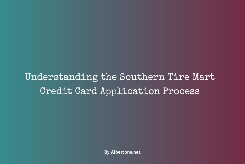 southern tire mart credit card